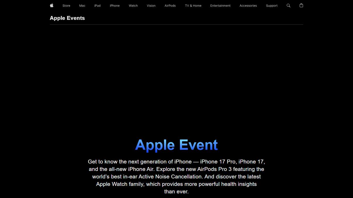 Apple Events - Apple
